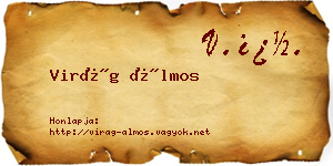 Virág Álmos névjegykártya